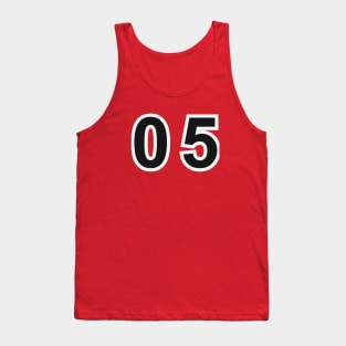 number 5 Tank Top